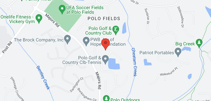 map of 6340 Polo Club Drive
